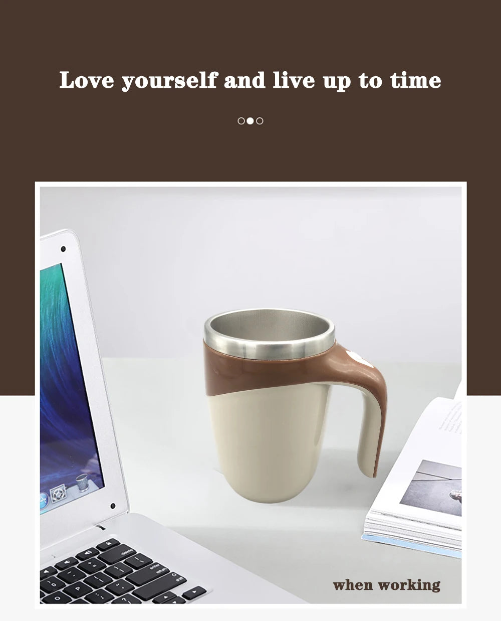 Self Stirring Coffee Mug