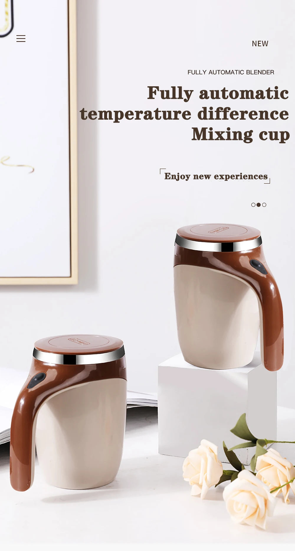 Self Stirring Coffee Mug