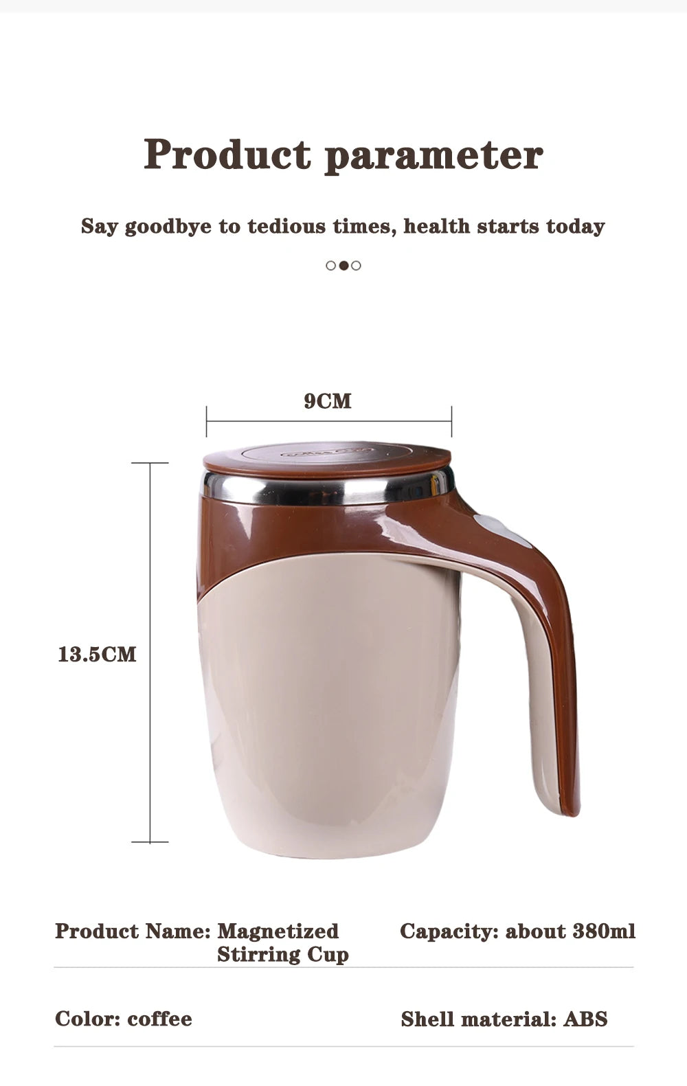 Self Stirring Coffee Mug