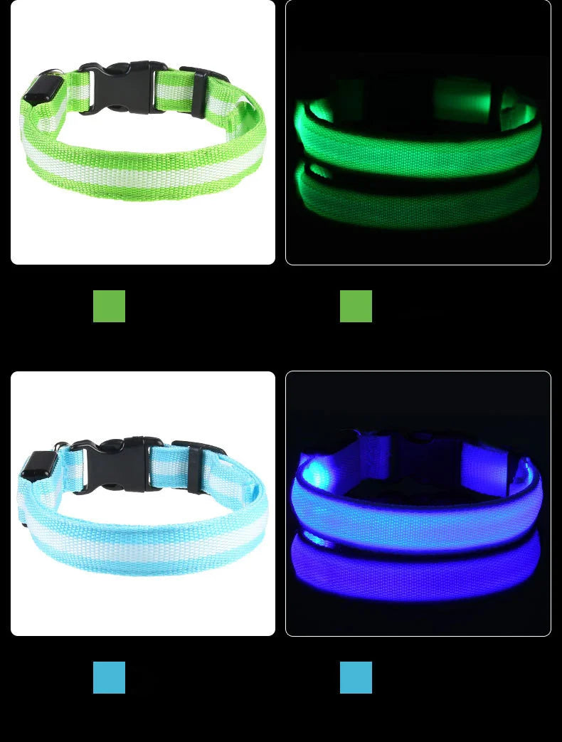 Night Safety Flashing Collar LED Light