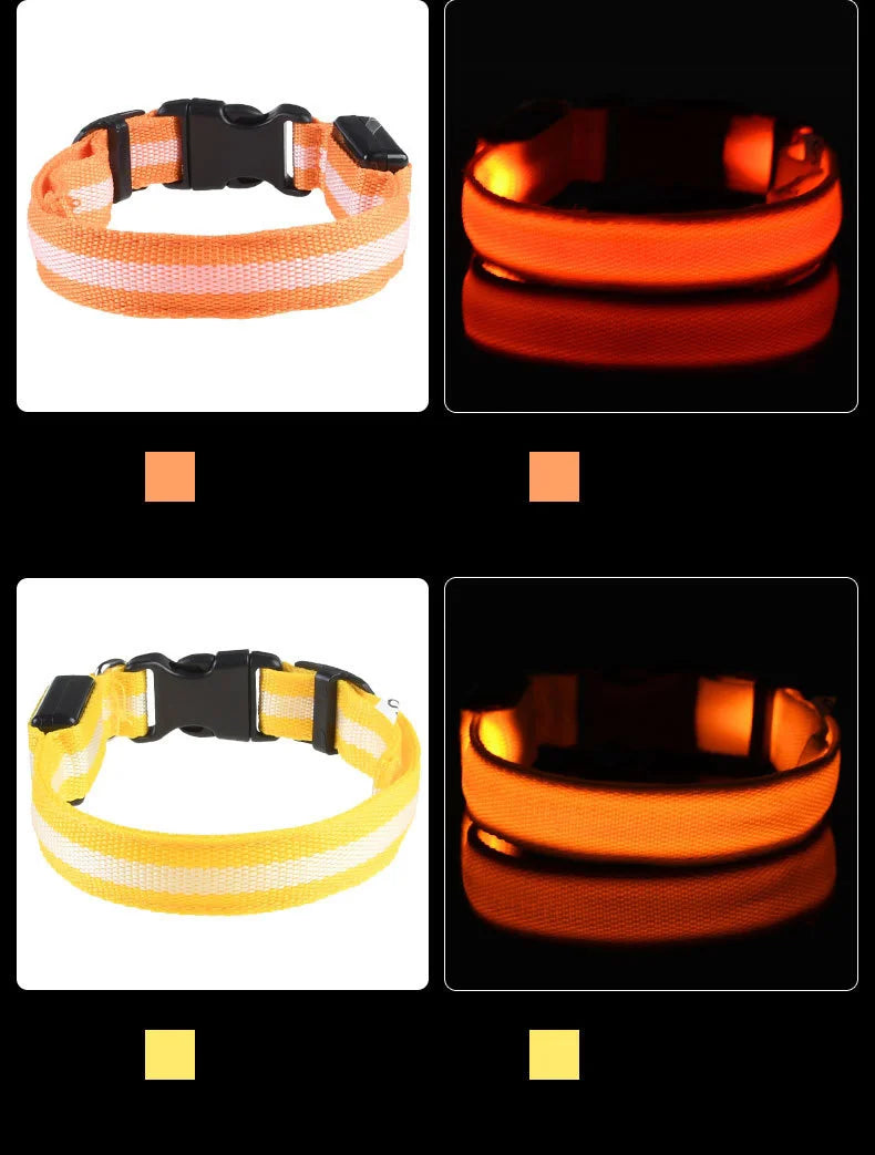 Night Safety Flashing Collar LED Light