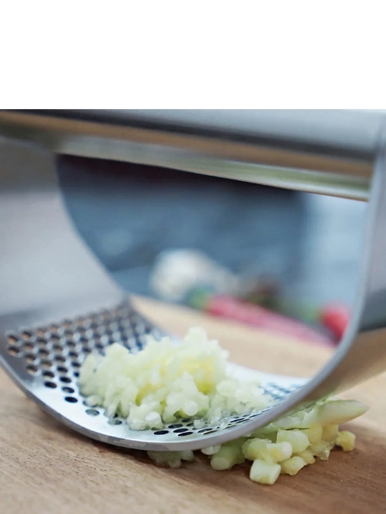 Stainless Steel Garlic Crusher