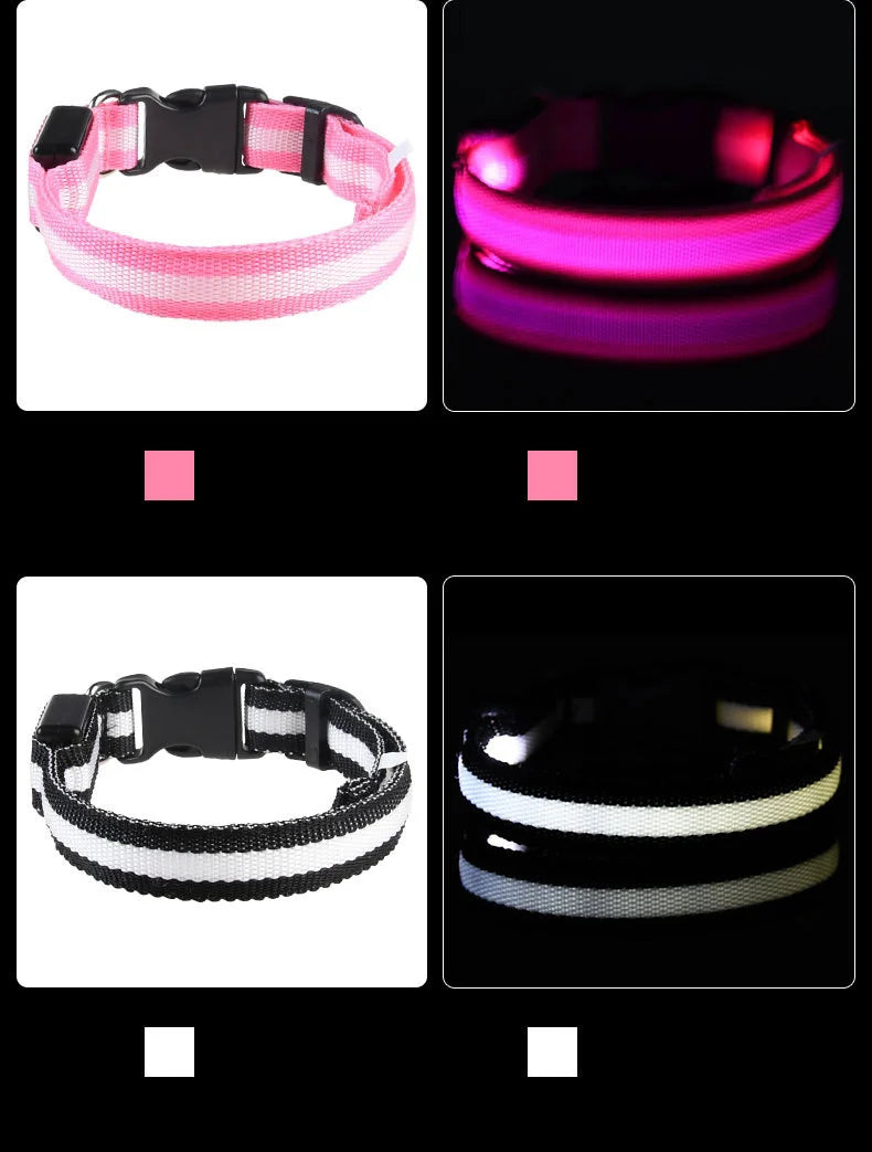 Night Safety Flashing Collar LED Light