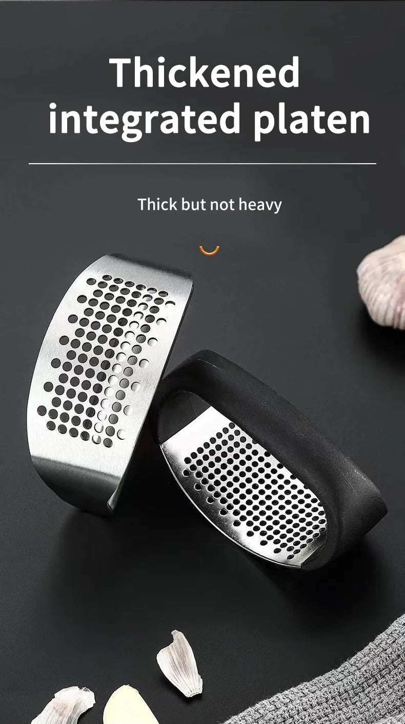 Stainless Steel Garlic Crusher